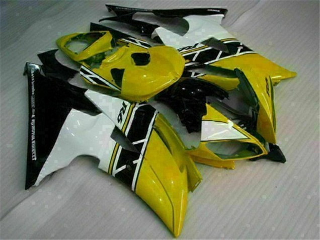 2008-2016 Yellow White Yamaha YZF R6 Motorcycle Replacement Fairings UK 2008-2016 Yellow White Yamaha YZF R6 Motorcycle Replacement Fairings UK