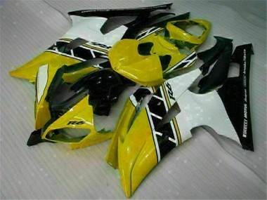 2008-2016 Yellow White Yamaha YZF R6 Motorcycle Replacement Fairings UK