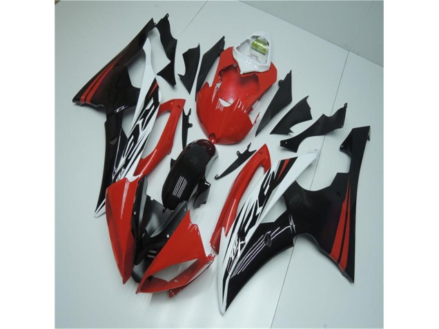 2008-2016 Red White Yamaha YZF R6 Motorcyle Fairings UK 2008-2016 Red White Yamaha YZF R6 Motorcyle Fairings UK
