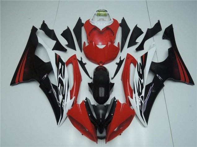 2008-2016 Red White Yamaha YZF R6 Motorcyle Fairings UK 2008-2016 Red White Yamaha YZF R6 Motorcyle Fairings UK