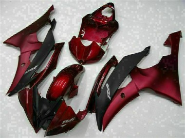 2008-2016 Red Black Yamaha YZF R6 Motorcylce Fairings UK