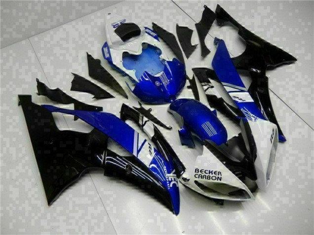 2008-2016 Blue Black Yamaha YZF R6 Motorcycle Fairing Kit UK 2008-2016 Blue Black Yamaha YZF R6 Motorcycle Fairing Kit UK