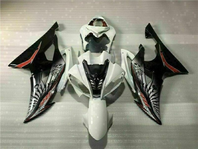 2008-2016 White Black Yamaha YZF R6 Bike Fairings UK 2008-2016 White Black Yamaha YZF R6 Bike Fairings UK