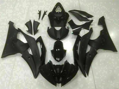2008-2016 Black Yamaha YZF R6 Replacement Motorcycle Fairings UK