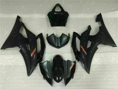 2008-2016 Black Yamaha YZF R6 Motorbike Fairing Kits UK