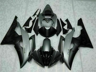 2008-2016 Grey Black Yamaha YZF R6 Moto Fairings UK