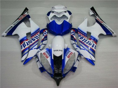 2008-2016 White Blue Sterilgarda Volvo Yamaha YZF R6 Motorcycle Fairing UK