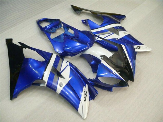 2008-2016 Blue White Black Yamaha YZF R6 Bike Fairings & Bodywork UK 2008-2016 Blue White Black Yamaha YZF R6 Bike Fairings & Bodywork UK