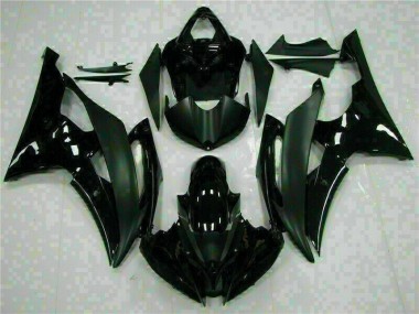 2008-2016 Black Yamaha YZF R6 Bike Fairing Kit UK