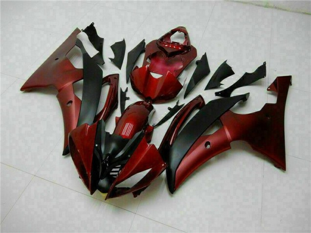 2008-2016 Red Black Yamaha YZF R6 Motorcycle Fairings Kits UK