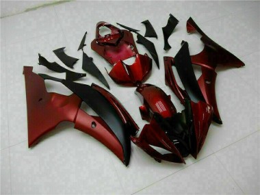 2008-2016 Red Black Yamaha YZF R6 Motorcycle Fairings Kits UK