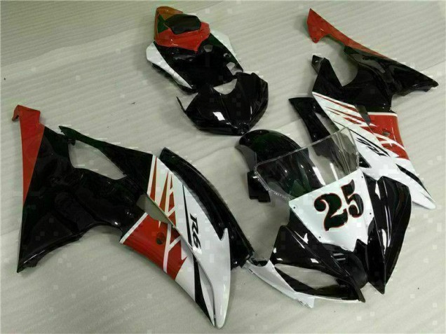 2008-2016 White Black Yamaha YZF R6 Motor Fairings UK 2008-2016 White Black Yamaha YZF R6 Motor Fairings UK