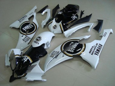 2008-2016 Black Lucky Strike Yamaha YZF R6 Motor Bike Fairings UK