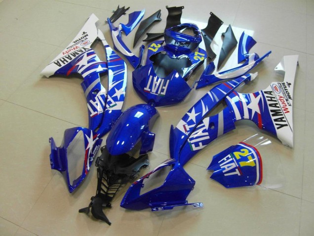 2008-2016 Blue Star Fiat Yamaha YZF R6 Bike Fairing Kit UK 2008-2016 Blue Star Fiat Yamaha YZF R6 Bike Fairing Kit UK