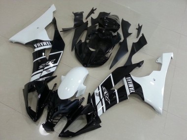 2008-2016 White and Black Yamaha YZF R6 Motorcycle Fairings UK
