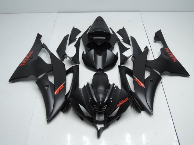2008-2016 Matte Black Red Decals Yamaha YZF R6 Motorbike Fairings UK