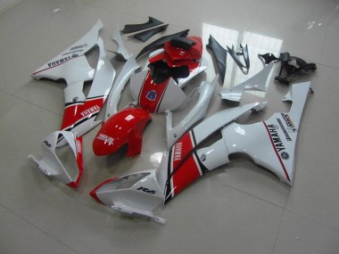 2008-2016 White Red OEM Style Yamaha YZF R6 Bike Fairings UK