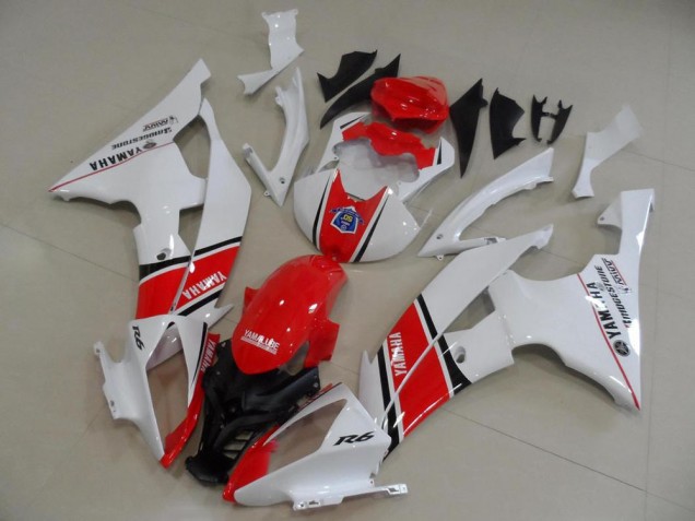 2008-2016 Red White OEM Style Yamaha YZF R6 Motorcycle Bodywork UK 2008-2016 Red White OEM Style Yamaha YZF R6 Motorcycle Bodywork UK