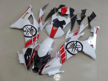 2008-2016 White with Big Yamaha Logo Yamaha YZF R6 Motorcycle Replacement Fairings UK