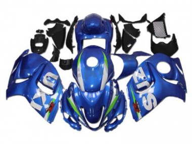 2008-2019 Blue White Suzuki GSXR 1300 Hayabusa Motorcyle Fairings & Bodywork UK