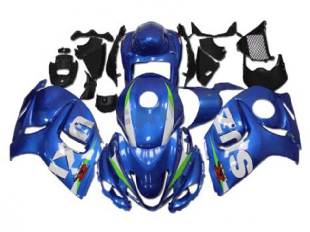 2008-2019 Blue White Suzuki GSXR 1300 Hayabusa Motorcyle Fairings & Bodywork UK