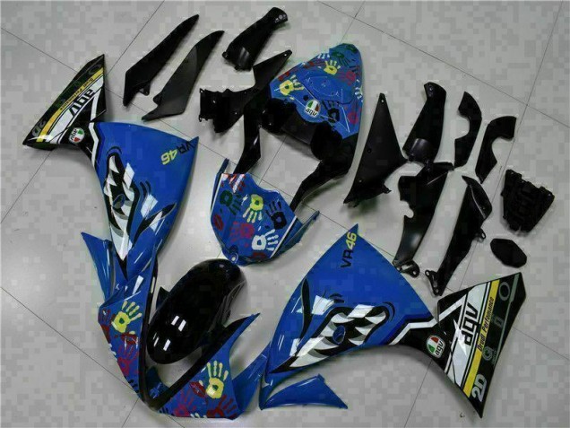 2009-2011 Blue Yamaha YZF R1 Bike Fairings UK 2009-2011 Blue Yamaha YZF R1 Bike Fairings UK