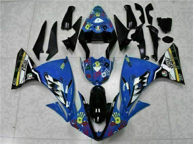 2009-2011 Blue Yamaha YZF R1 Bike Fairings UK 2009-2011 Blue Yamaha YZF R1 Bike Fairings UK