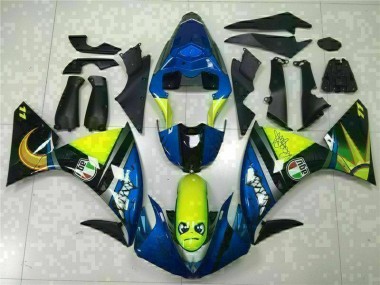2009-2011 Blue Yamaha YZF R1 Replacement Motorcycle Fairings UK