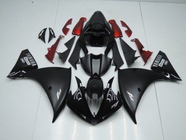 2009-2011 Matte Black Yamaha YZF R1 Motorbike Fairing Kits UK
