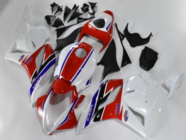 2009-2012 Red White Blue Honda CBR600RR Moto Fairings UK