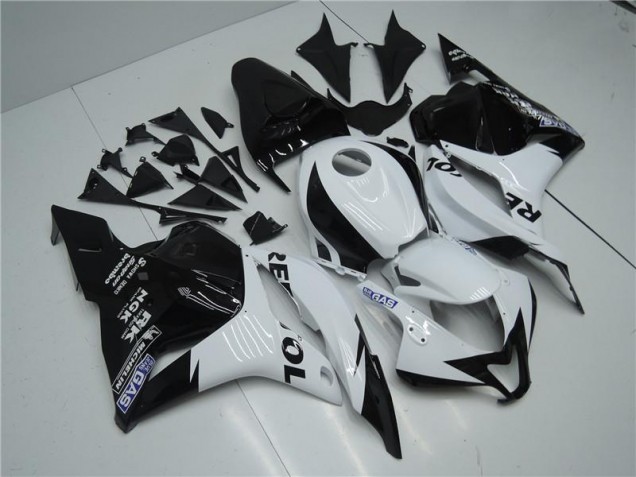 2009-2012 White Black Honda CBR600RR Motorcycle Replacement Fairings UK 2009-2012 White Black Honda CBR600RR Motorcycle Replacement Fairings UK
