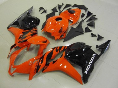2009-2012 Orange Black Honda CBR600RR Motorcycle Fairing Kits UK