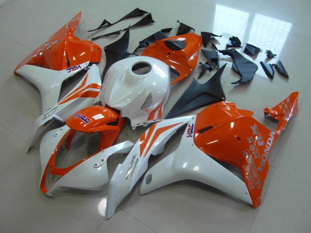 2009-2012 Orange Pearl White Honda CBR600RR Motorcycle Replacement Fairings UK 2009-2012 Orange Pearl White Honda CBR600RR Motorcycle Replacement Fairings UK