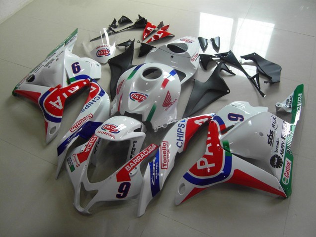 2009-2012 Red White Pata Honda CBR600RR Motorcycle Fairing Kit UK
