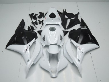 2009-2012 White Matte Black Honda CBR600RR Motorbike Fairing UK