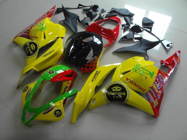 2009-2012 Yellow Corona Extra Honda CBR600RR Motorbike Fairing Kits UK