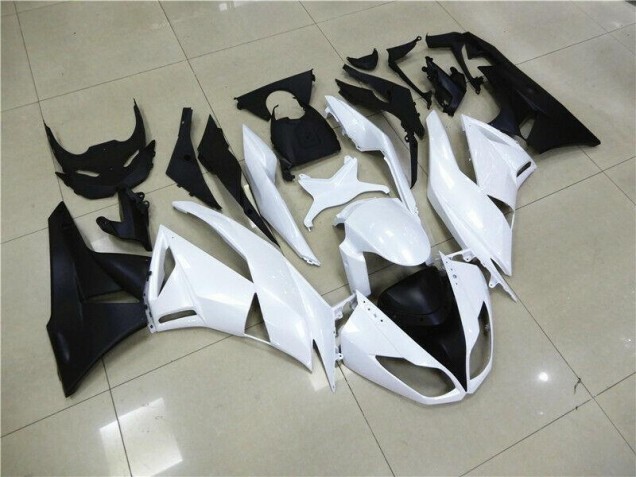 2009-2012 White Kawasaki ZX6R Motorcyle Fairings UK 2009-2012 White Kawasaki ZX6R Motorcyle Fairings UK