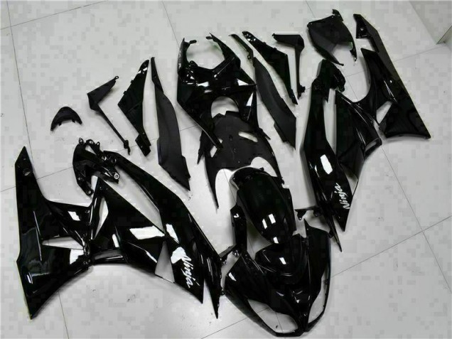 2009-2012 Black White Ninja Kawasaki ZX6R Replacement Fairings UK 2009-2012 Black White Ninja Kawasaki ZX6R Replacement Fairings UK