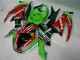 2009-2012 Black Red Green Motorcard Kawasaki ZX6R Motor Fairings UK 2009-2012 Black Red Green Motorcard Kawasaki ZX6R Motor Fairings UK