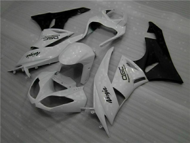 2009-2012 White Black Ninja Kawasaki ZX6R Motorbike Fairings UK 2009-2012 White Black Ninja Kawasaki ZX6R Motorbike Fairings UK