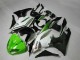 2009-2012 Green Black White 25 Kawasaki ZX6R Bike Fairings UK 2009-2012 Green Black White 25 Kawasaki ZX6R Bike Fairings UK