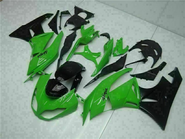 2009-2012 Black Green Kawasaki ZX6R Motorcycle Bodywork UK 2009-2012 Black Green Kawasaki ZX6R Motorcycle Bodywork UK
