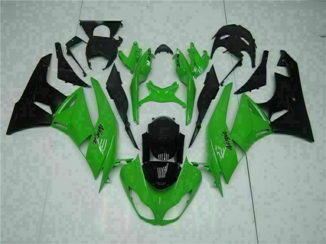 2009-2012 Black Green Kawasaki ZX6R Motorcycle Bodywork UK 2009-2012 Black Green Kawasaki ZX6R Motorcycle Bodywork UK