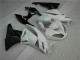 2009-2012 White Black Kawasaki ZX6R Motorcycle Fairings Kits UK 2009-2012 White Black Kawasaki ZX6R Motorcycle Fairings Kits UK