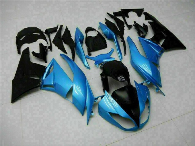 2009-2012 Blue Black Kawasaki ZX6R Motorcyle Fairings UK 2009-2012 Blue Black Kawasaki ZX6R Motorcyle Fairings UK