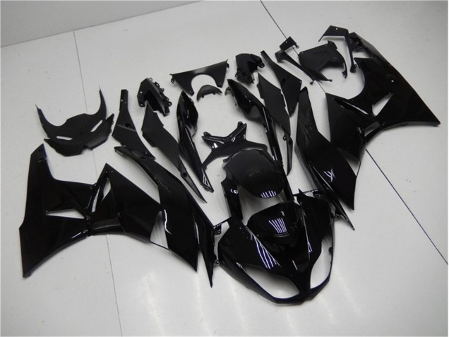 2009-2012 Glossy Black Kawasaki ZX6R Motorbike Fairing UK 2009-2012 Glossy Black Kawasaki ZX6R Motorbike Fairing UK