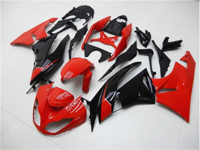 2009-2012 Red Black Kawasaki ZX6R Bike Fairings UK 2009-2012 Red Black Kawasaki ZX6R Bike Fairings UK