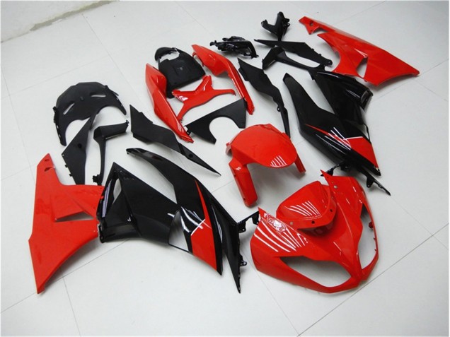 2009-2012 Red Black Kawasaki ZX6R Bike Fairings UK 2009-2012 Red Black Kawasaki ZX6R Bike Fairings UK