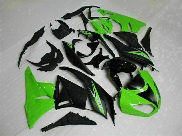 2009-2012 Black Green 636 Kawasaki ZX6R Motorcycle Bodywork UK 2009-2012 Black Green 636 Kawasaki ZX6R Motorcycle Bodywork UK