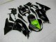 2009-2012 Black Green Kawasaki ZX6R Moto Fairings UK 2009-2012 Black Green Kawasaki ZX6R Moto Fairings UK